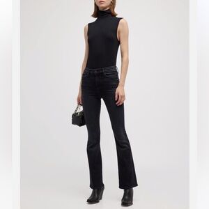 Mother Denim The Weekender Fray Ankle Flare Jeans, Night Shadow, NWT, Size 29